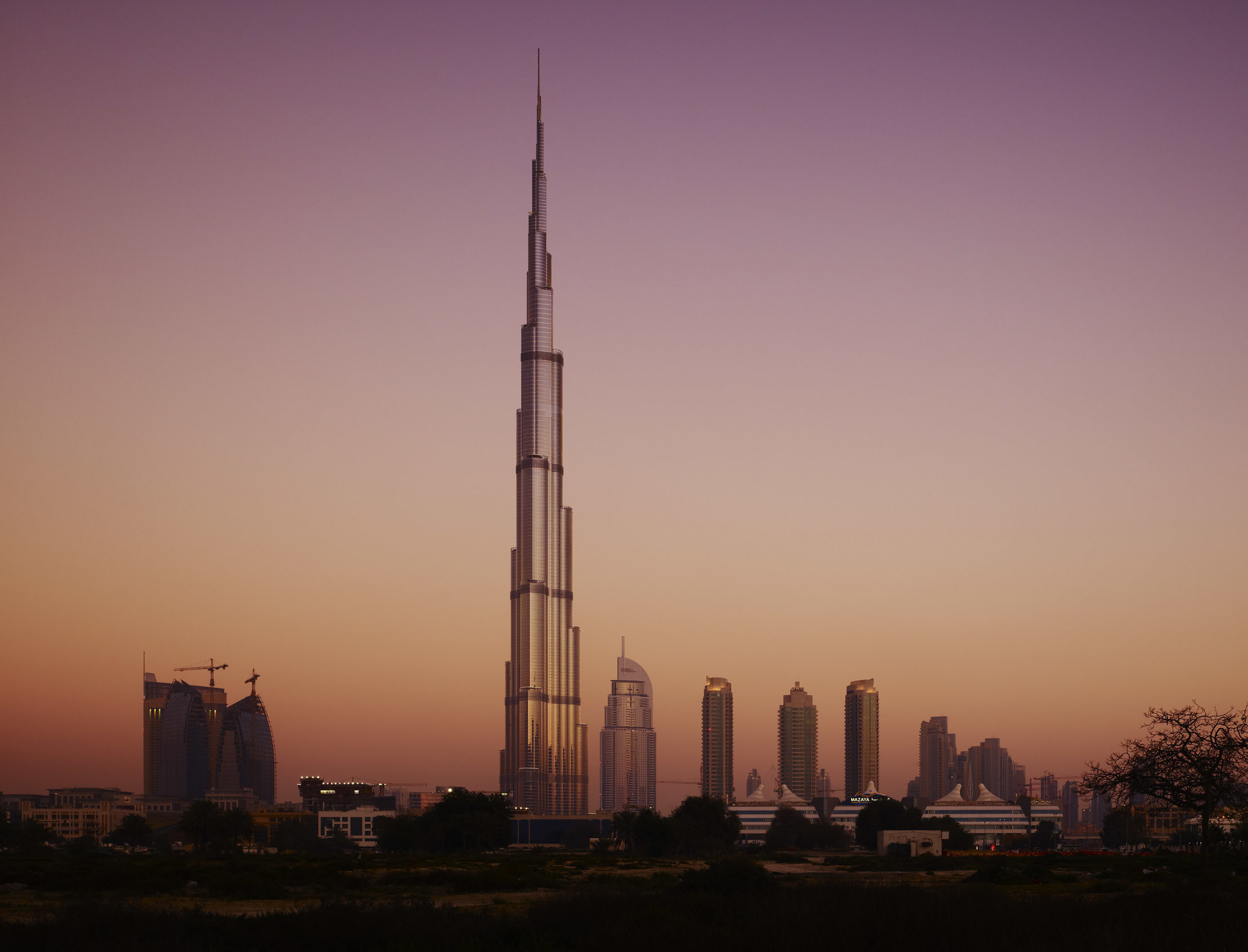 Dubai, UAE skyline